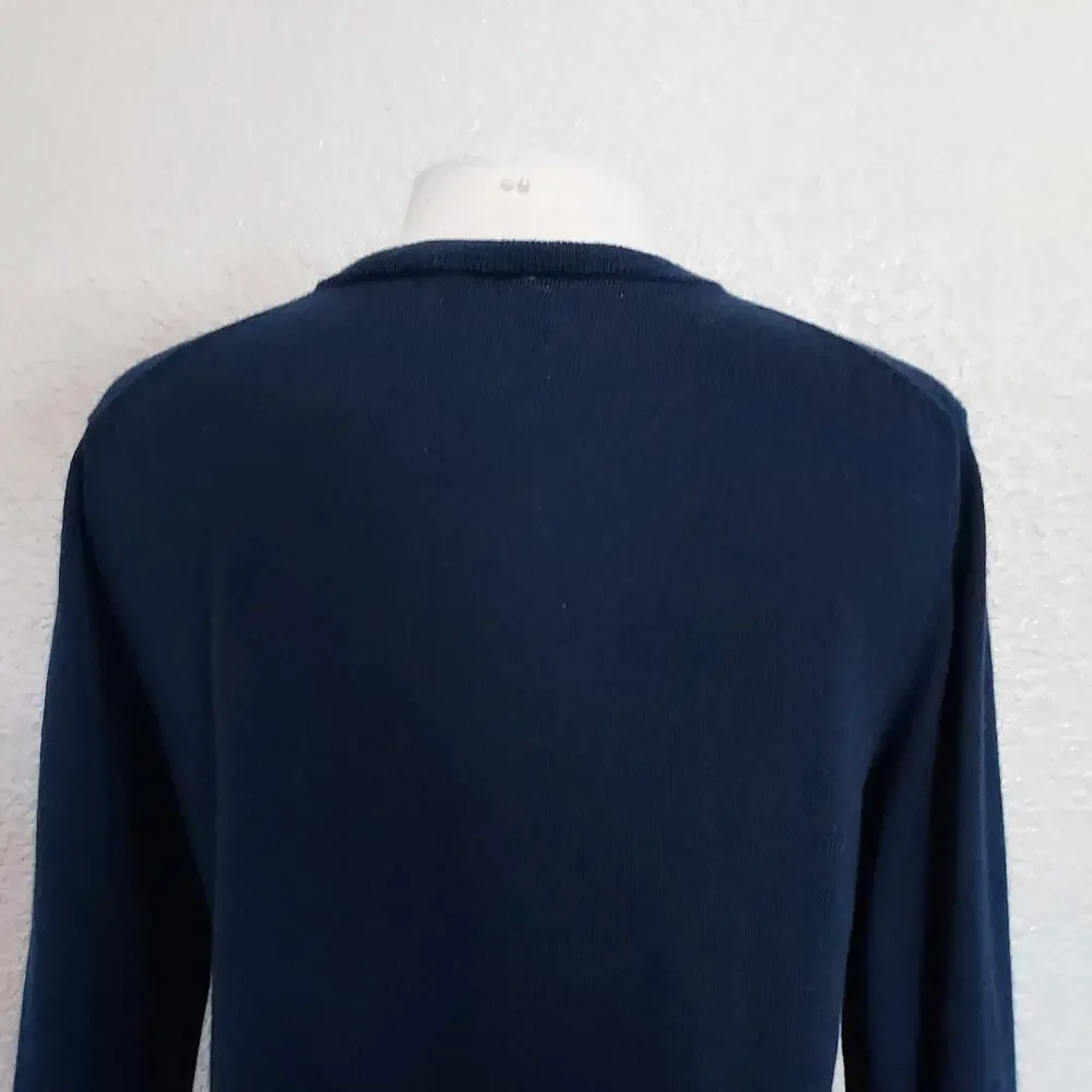 UNTUCKit Blue Merino Wool Sweater Size Small - Picture 8 of 10